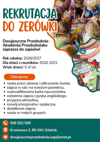 Dwujęzyczne Przedszkole 1
